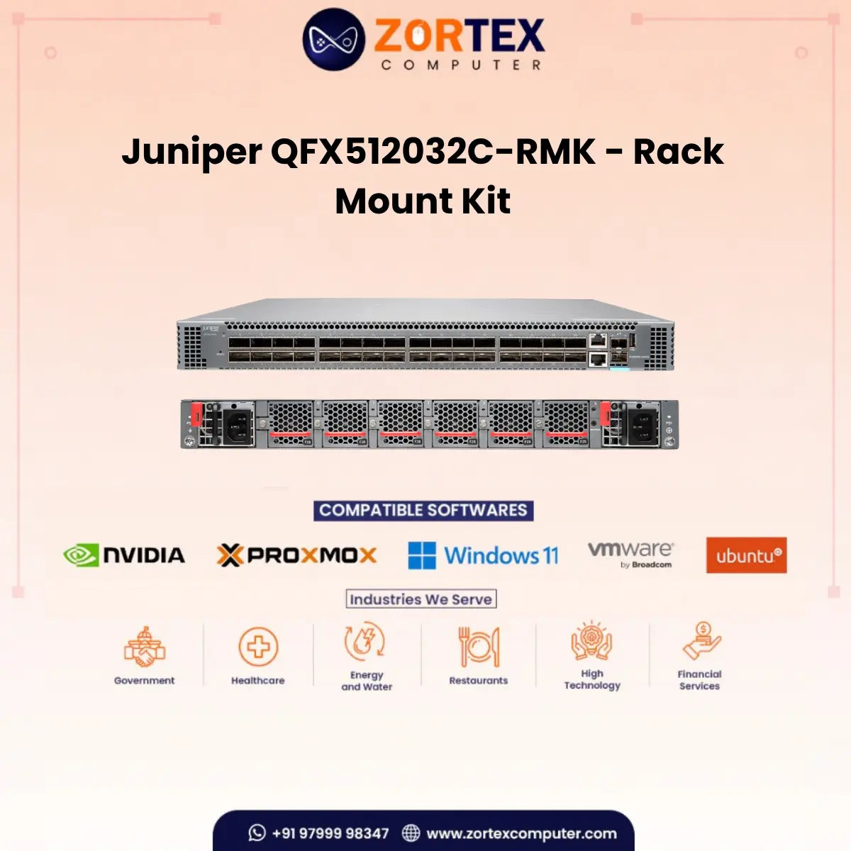 Juniper QFX512032C-RMK - Rack Mount Kit