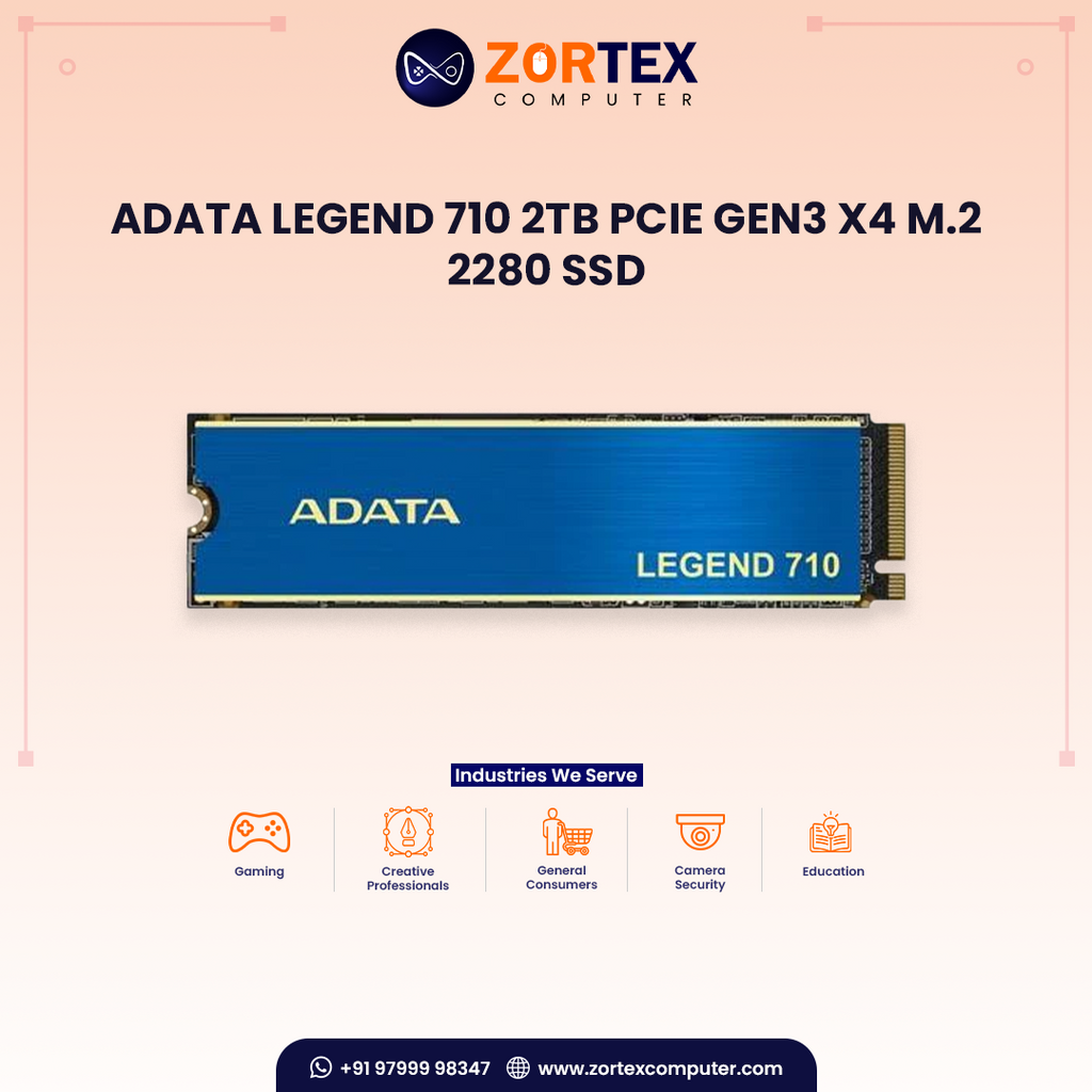 ADATA LEGEND 710 2TB PCIe Gen3 x4 M.2 2280 SSD