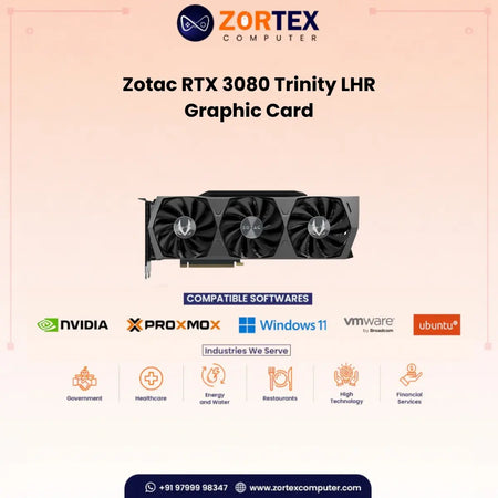 ZOTAC GAMING GeForce RTX 3080 Trinity LHR Graphic Card ZT-A30800D-10PLHR