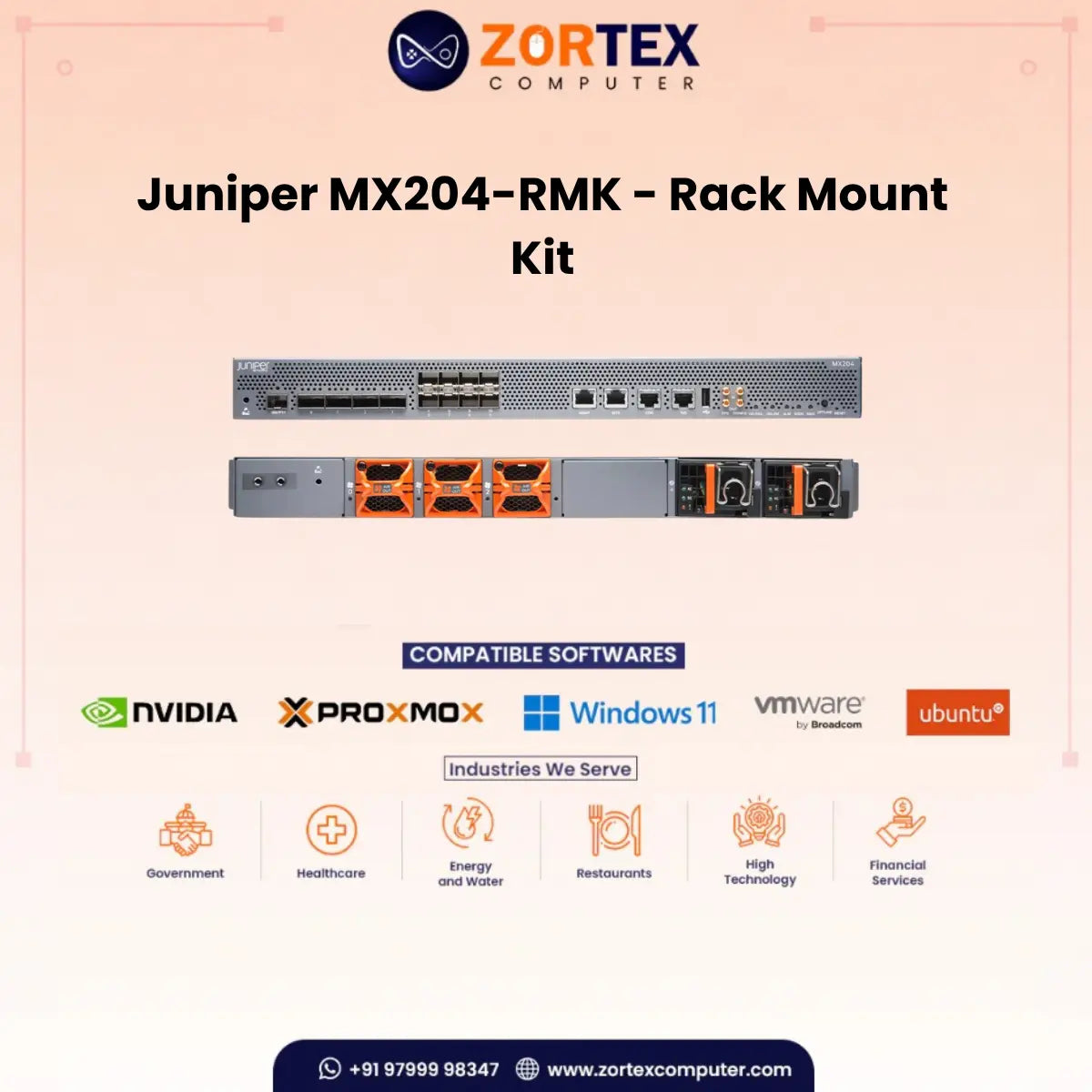 Juniper MX204-RMK - Rack Mount Kit