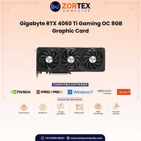 Gigabyte RTX 4060 Ti Gaming OC 8GB Graphic Card GV-N406TGAMING OC-8GD