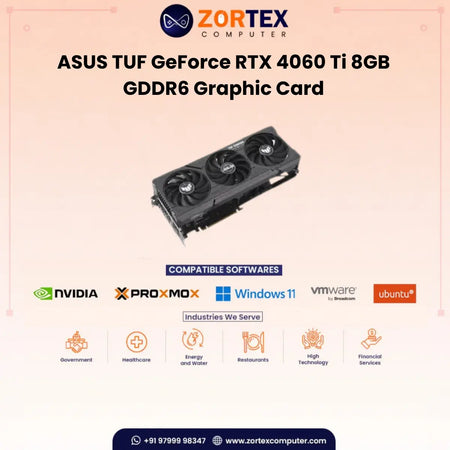 ASUS TUF Gaming GeForce RTX 4060 Ti 8GB GDDR6 Graphic Card