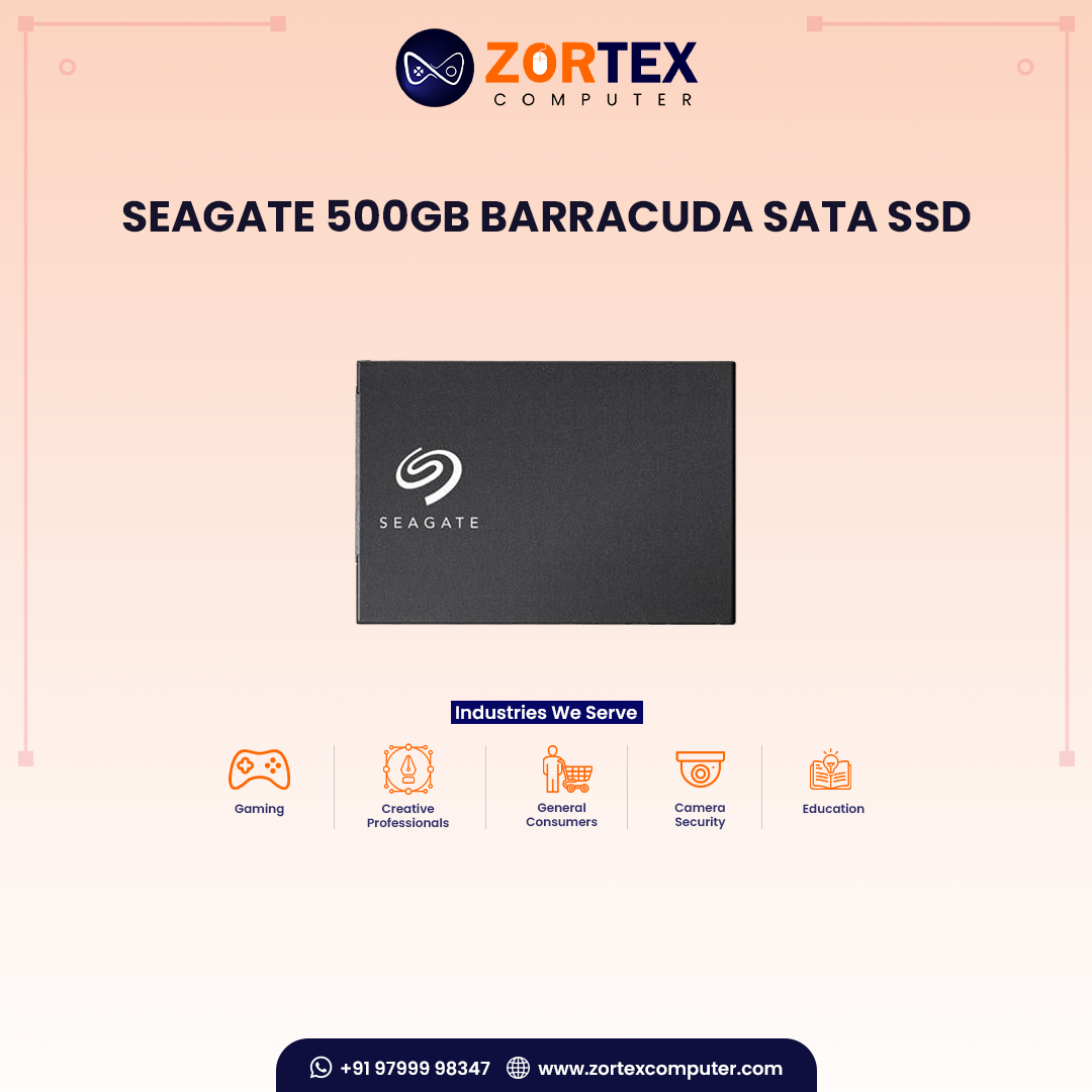 Seagate 500GB Barracuda SATA SSD