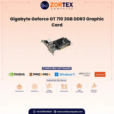 Gigabyte Geforce GT 710 2GB DDR3 Graphic Card GV-N710D3-2GL