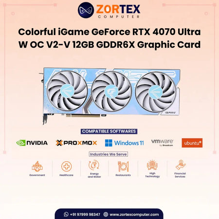 Colorful iGame GeForce RTX 4070 Ultra W OC V2-V 12GB GDDR6X Graphic Card