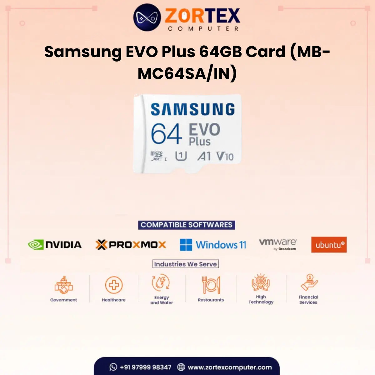 Samsung EVO Plus 64GB Card (MB-MC64SA/IN)
