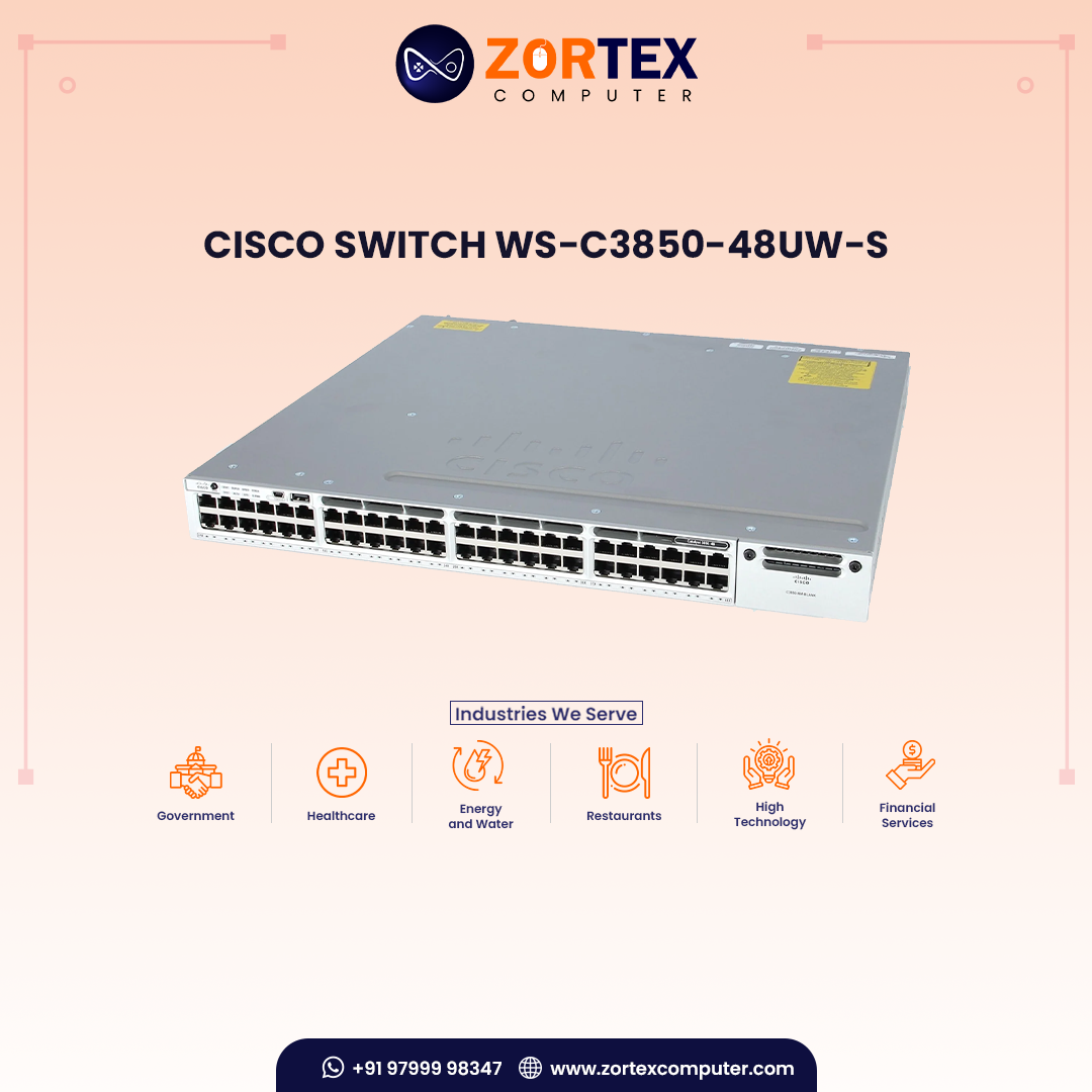 Cisco Switch WS-C3850-48UW-S