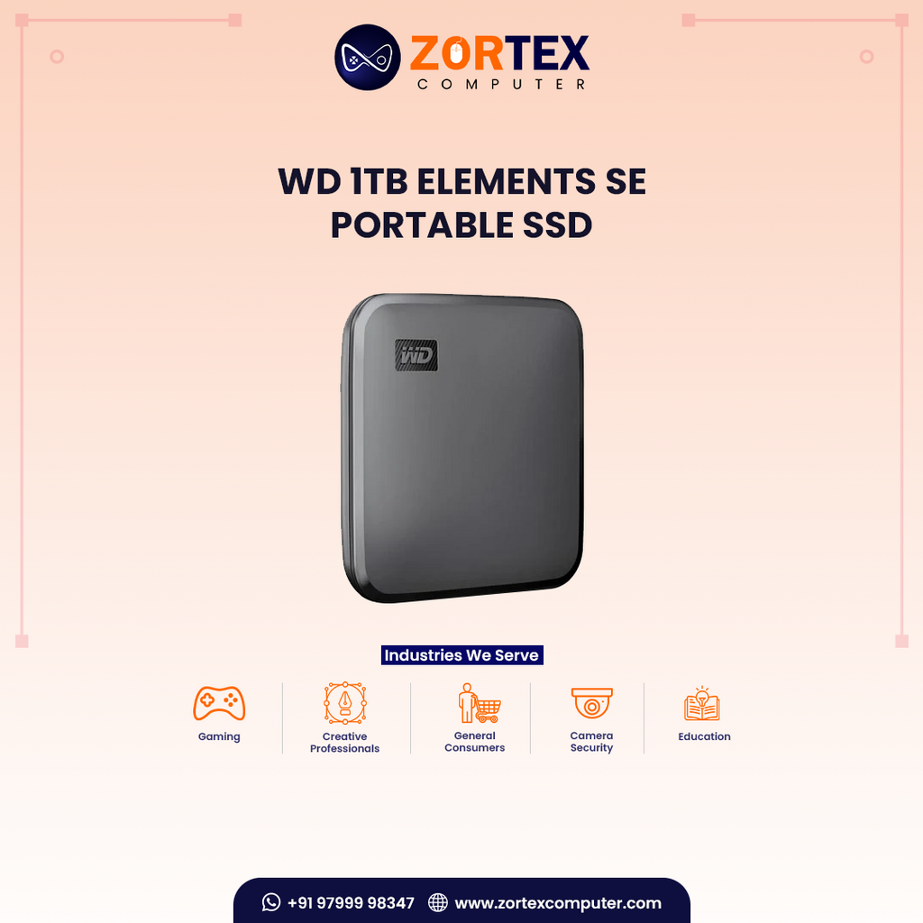 WD 1TB Elements SE Portable SSD