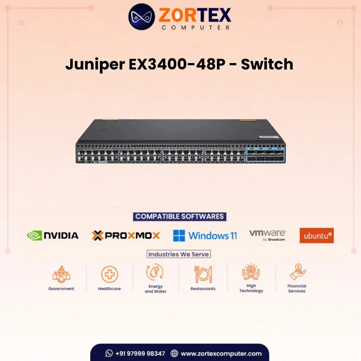 Juniper EX3400-48P - Switch
