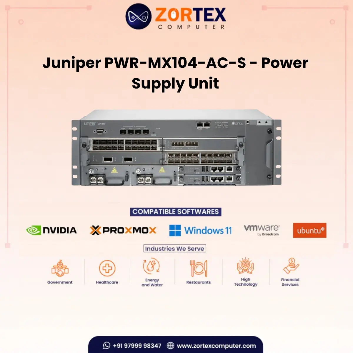 Juniper PWR-MX104-AC-S – AC Power Supply