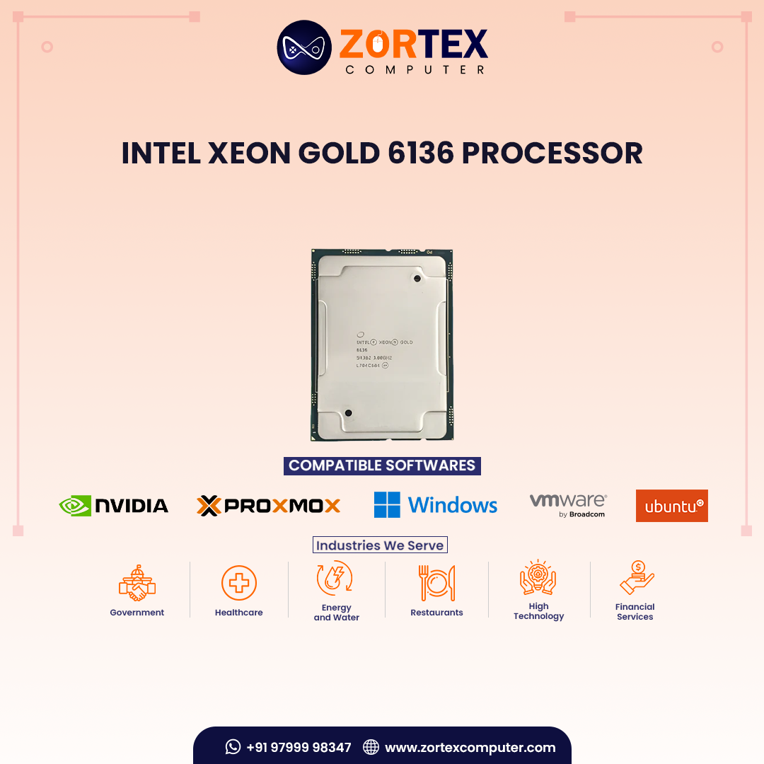 Intel Xeon Gold 6136 Processor