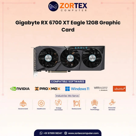 Gigabyte RX 6700 XT Eagle 12GB Graphic Card GV-R67XTEagle-12GD