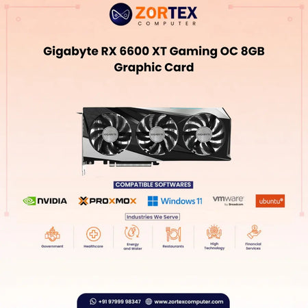 Gigabyte RX 6600 XT Gaming OC 8GB Graphic Card GV-R66XTGaming-OC-8GD