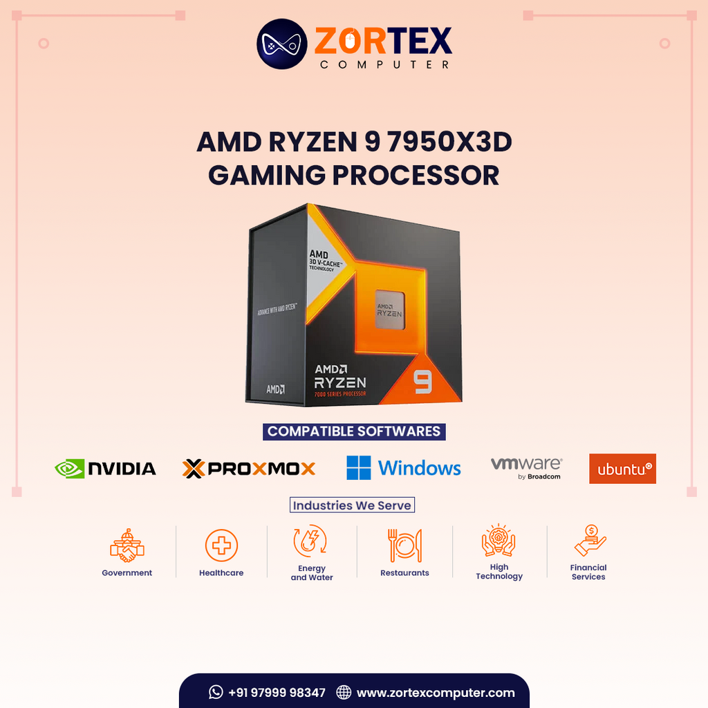 AMD Ryzen 9 7950X3D Gaming Processor