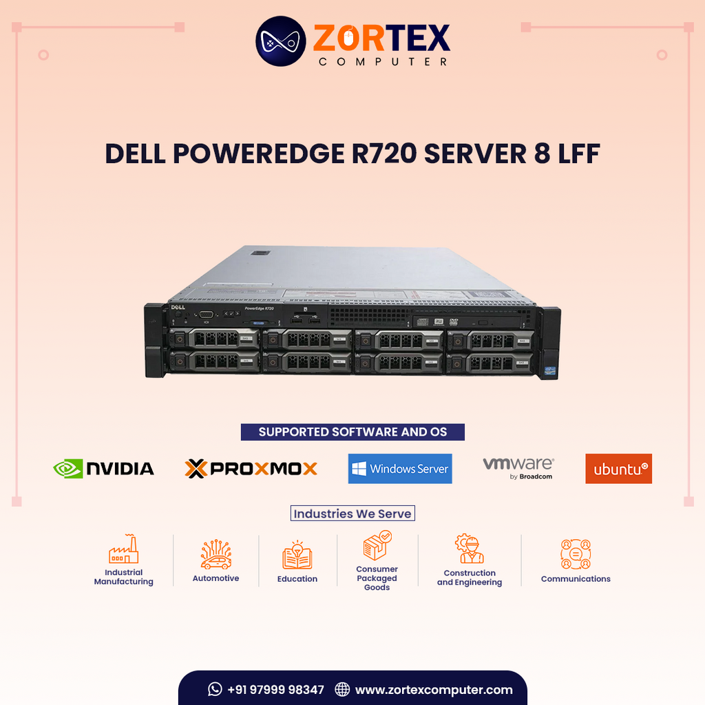 Dell PowerEdge R720 Server 8 LFF