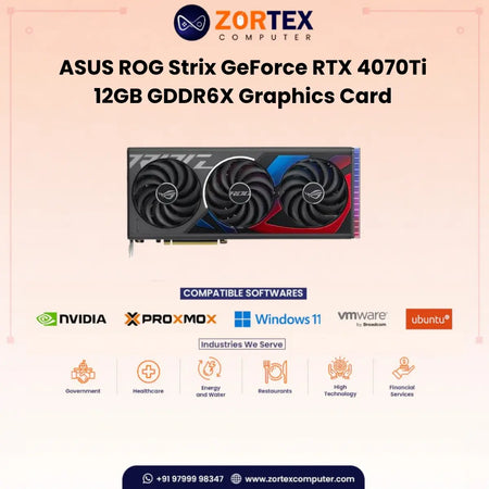 ASUS ROG Strix GeForce RTX 4070Ti 12GB GDDR6X Graphics Card