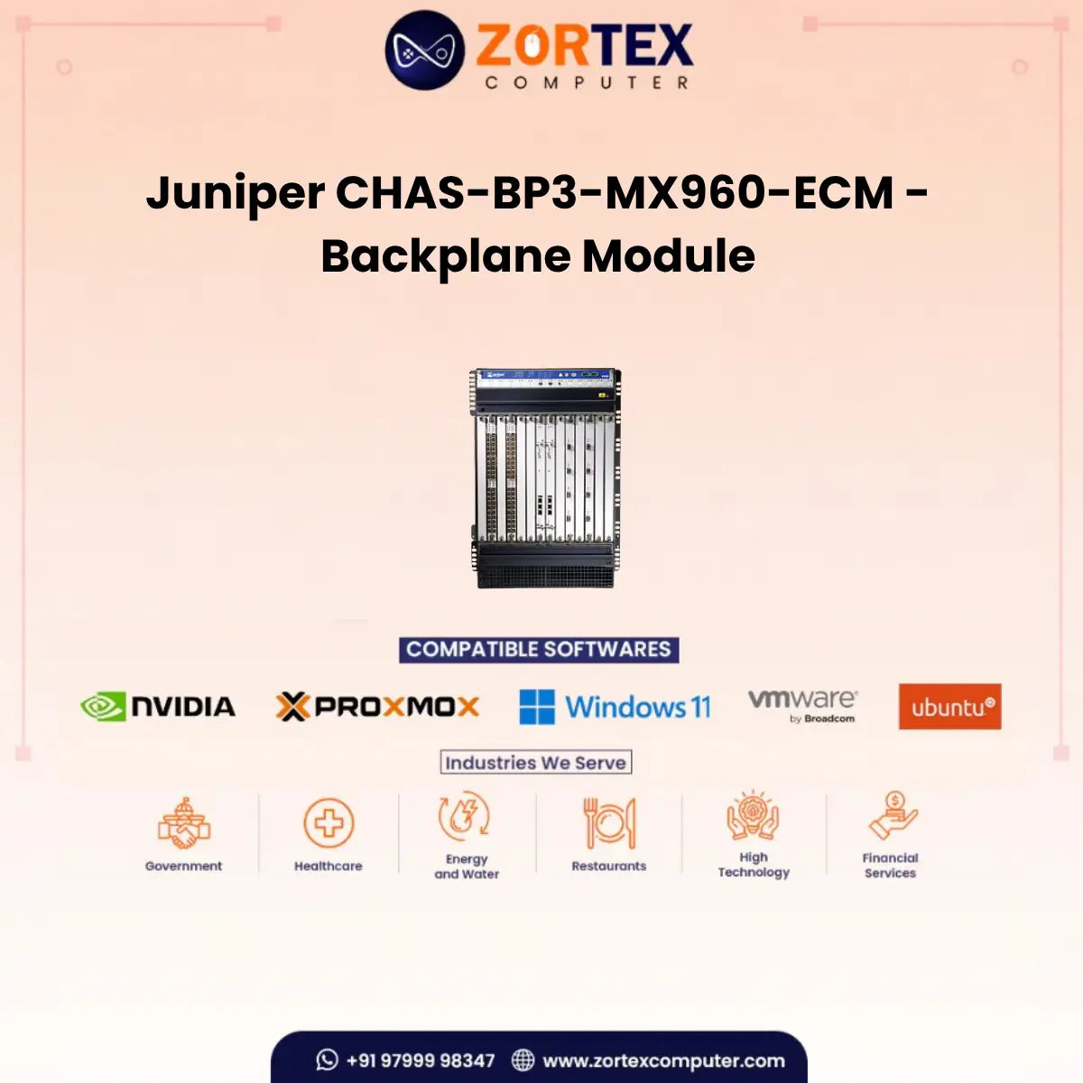 Juniper CHAS-BP3-MX960-ECM - Backplane Module