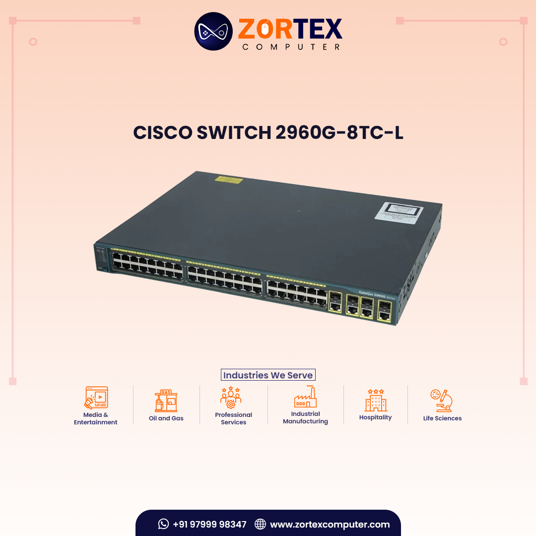 CISCO SWITCH 2960G-8TC-L