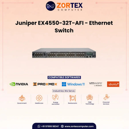 Juniper Ex4550 32T Afi Ethernet Switch Juniper networking hardware image