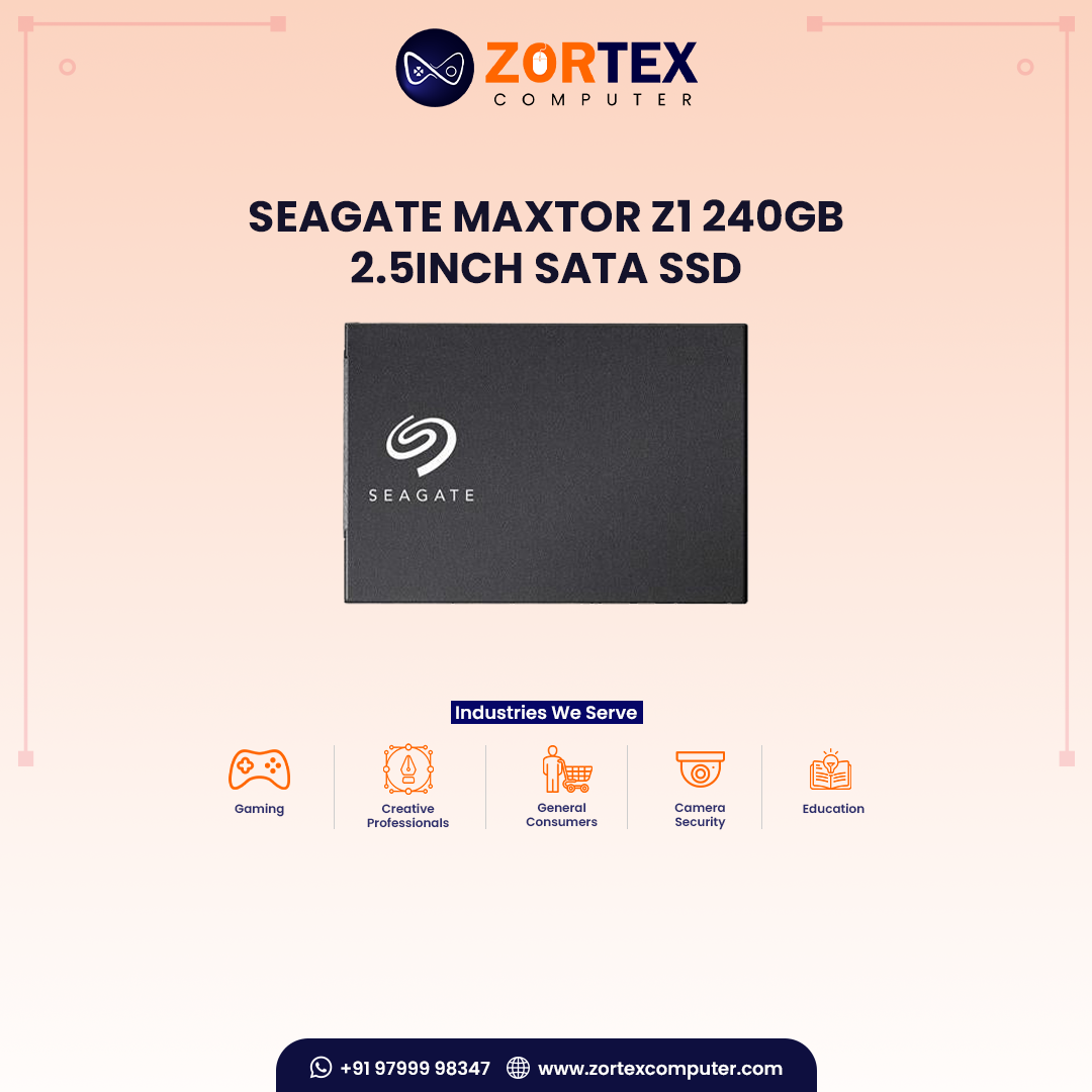 Seagate Maxtor Z1 240GB 2.5inch SATA SSD