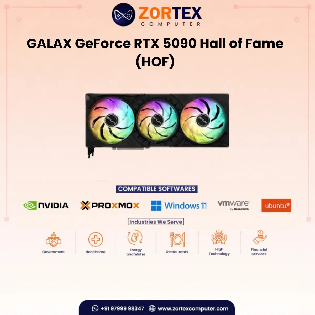 GALAX GeForce RTX 5090 Hall of Fame (HOF)