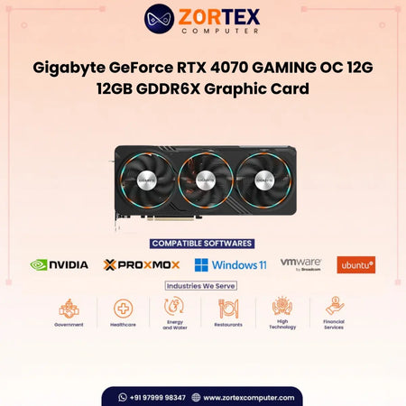 Gigabyte GeForce RTX 4070 Gaming OC 12GB GDDR6X Graphic Card GV-N4070GAMING OCV2-12GD