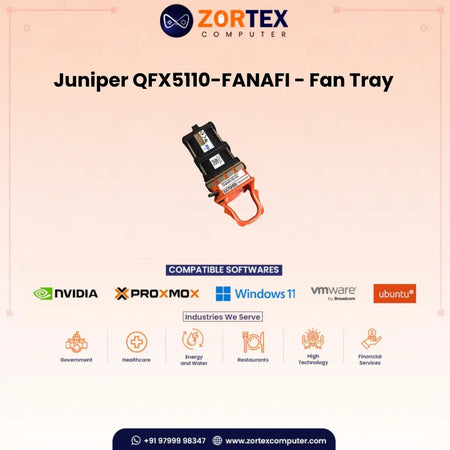 Juniper Qfx5110 Fanafi Fan Module Fan Tray Juniper networking hardware image