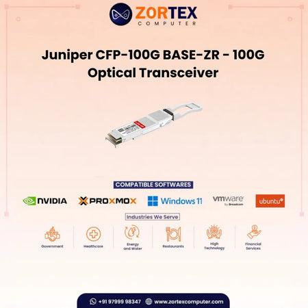 Juniper Cfp 100Gbase Zr 100G Optical Transceiver Juniper networking hardware image