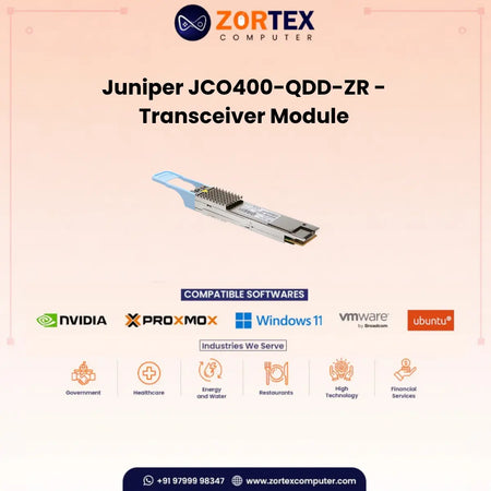 Jco400 Qdd Zr Transceiver Module Juniper networking hardware image