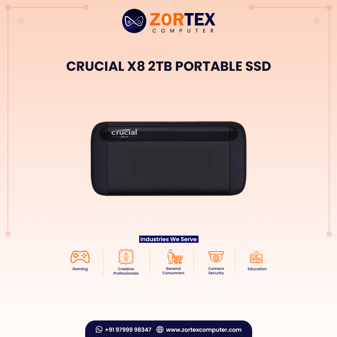 Crucial X8 2TB Portable SSD