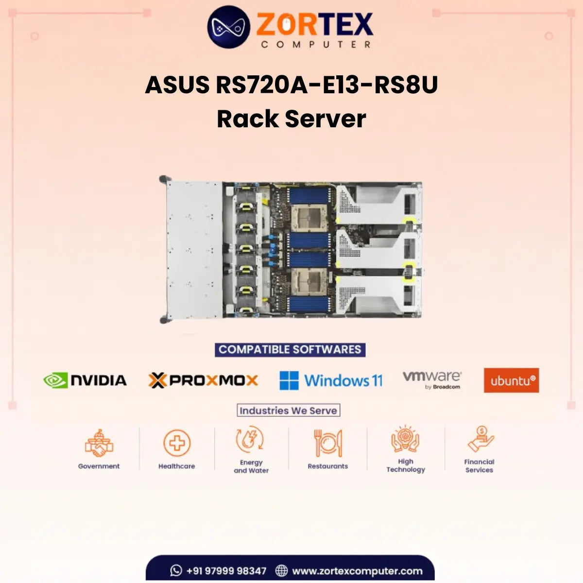 ASUS RS720A-E13-RS8U Rack Server