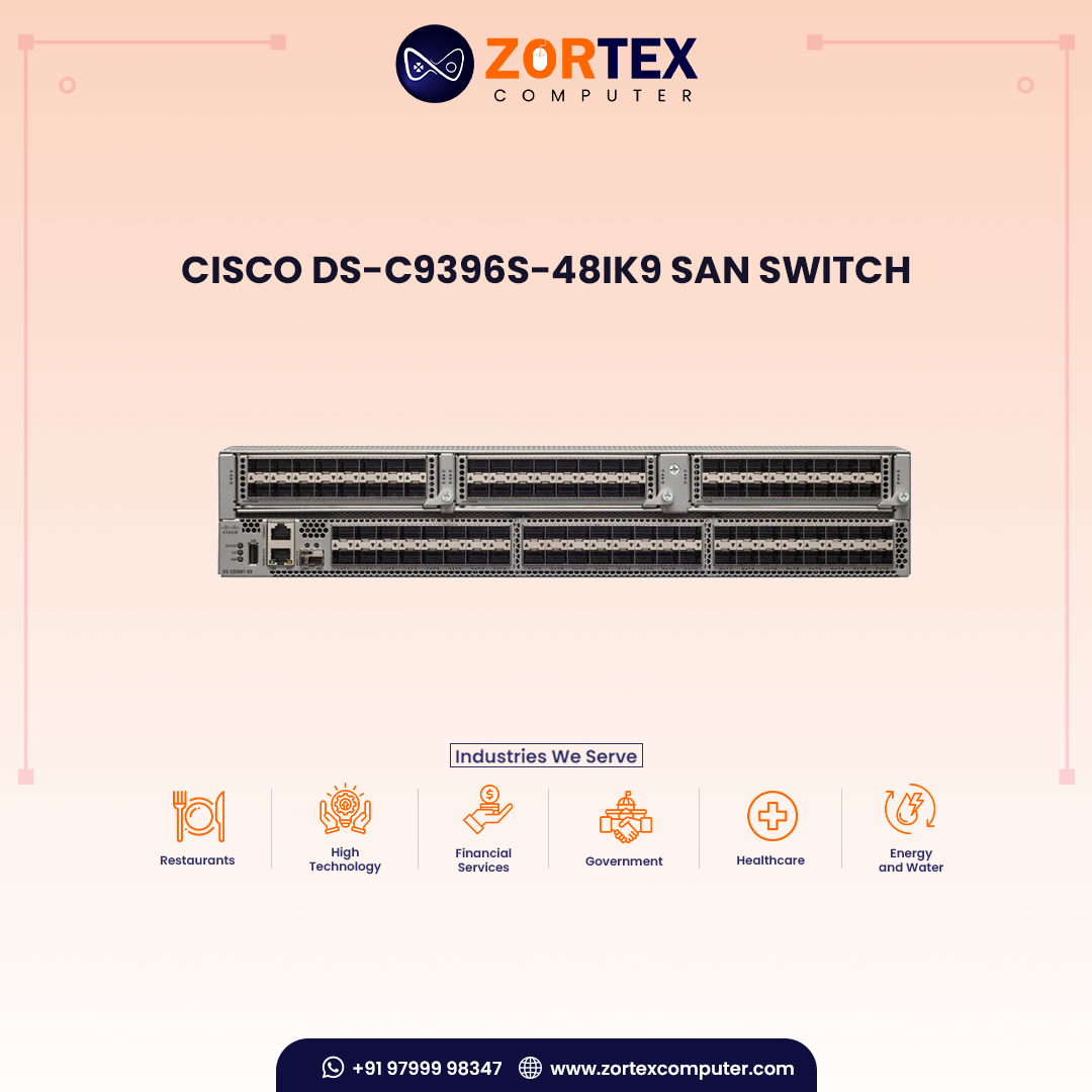 Cisco DS-C9396S-48IK9 SAN Switch