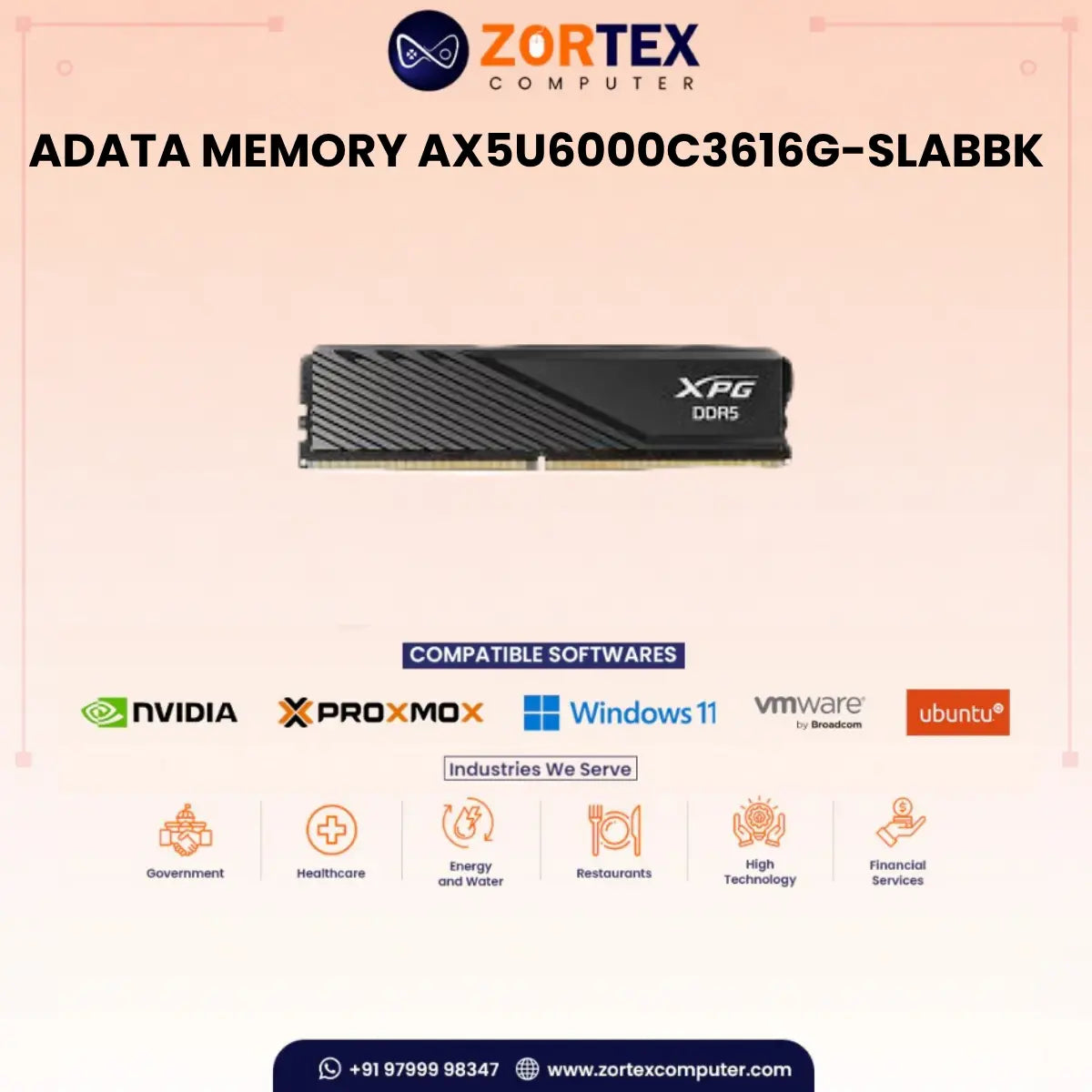 ADATA MEMORY AX5U6000C3616G-SLABBK