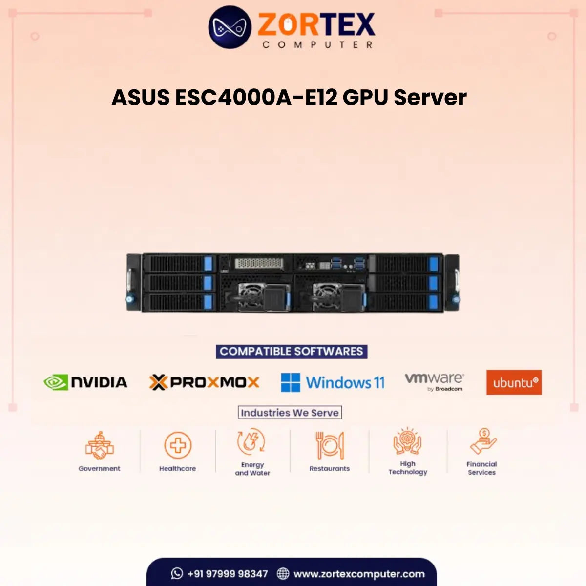 ASUS ESC4000A-E12 2U GPU Server