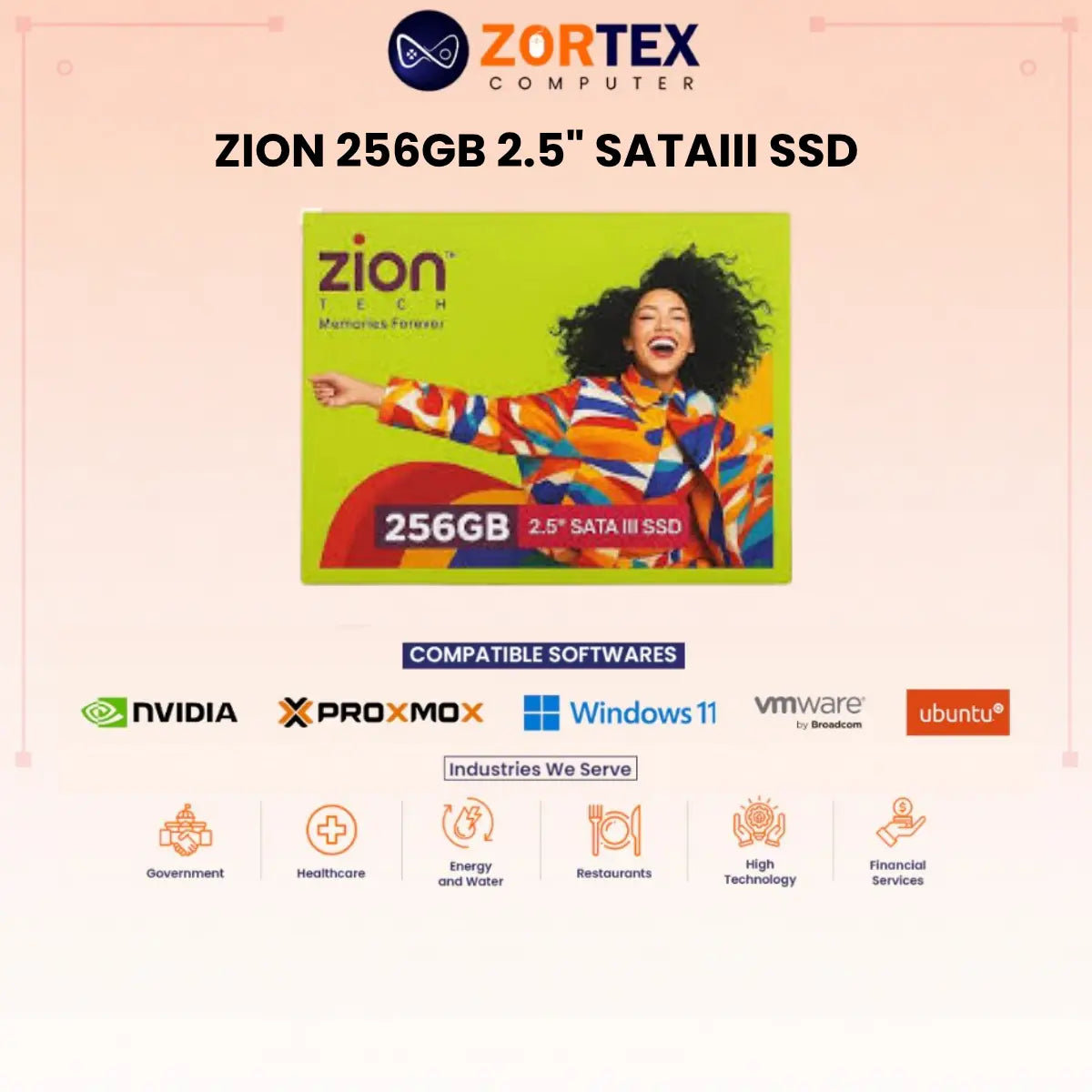 ZION 256GB 2.5" SATAIII SSD