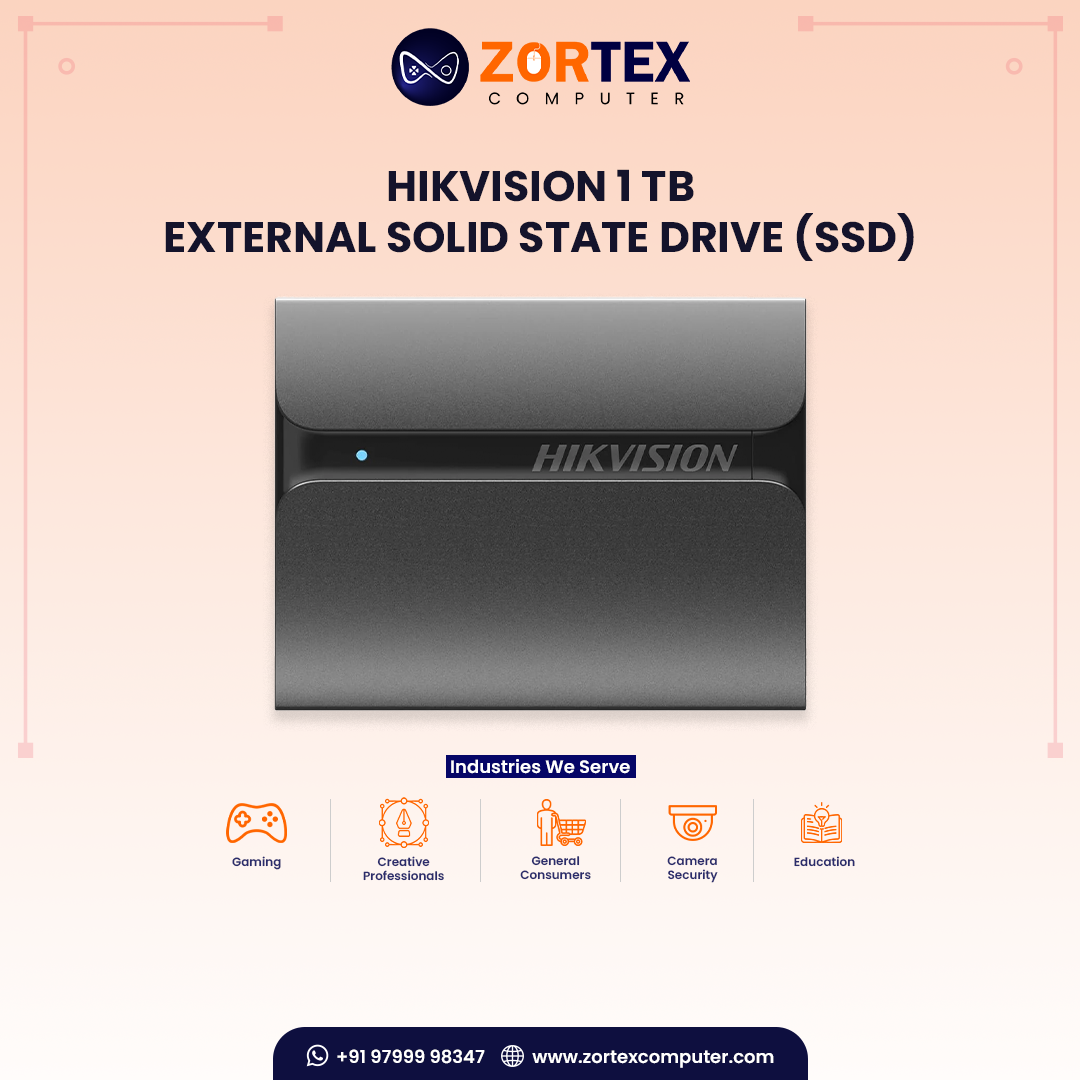 Hikvision 1 TB External Solid State Drive (SSD)