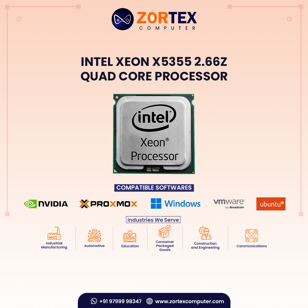 Intel Xeon X5355 2.66z quad core processor