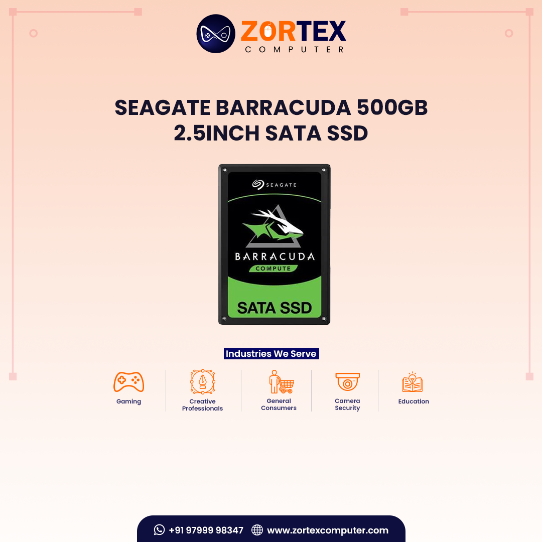 Seagate BarraCuda 500GB 2.5inch SATA SSD