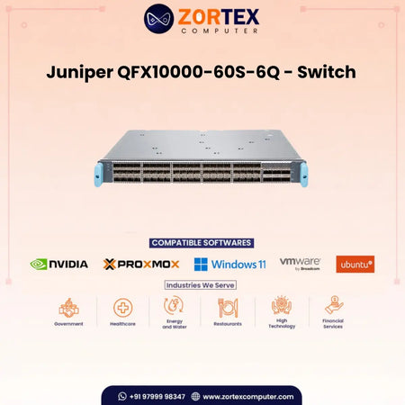 Qfx10000 60S 6Q Switch Juniper networking hardware image