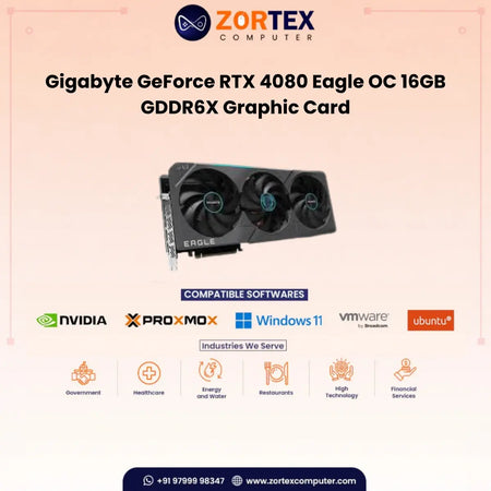 Gigabyte GeForce RTX 4080 Eagle OC 16GB GDDR6X Graphic Card GV-N4080EAGLE-OC-16GD
