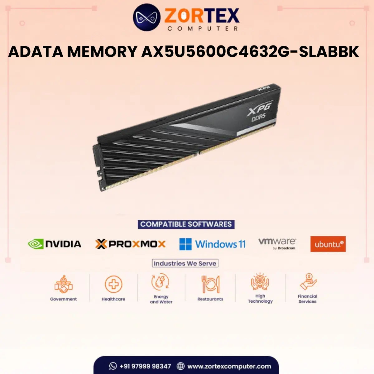 ADATA MEMORY AX5U5600C4632G-SLABBK