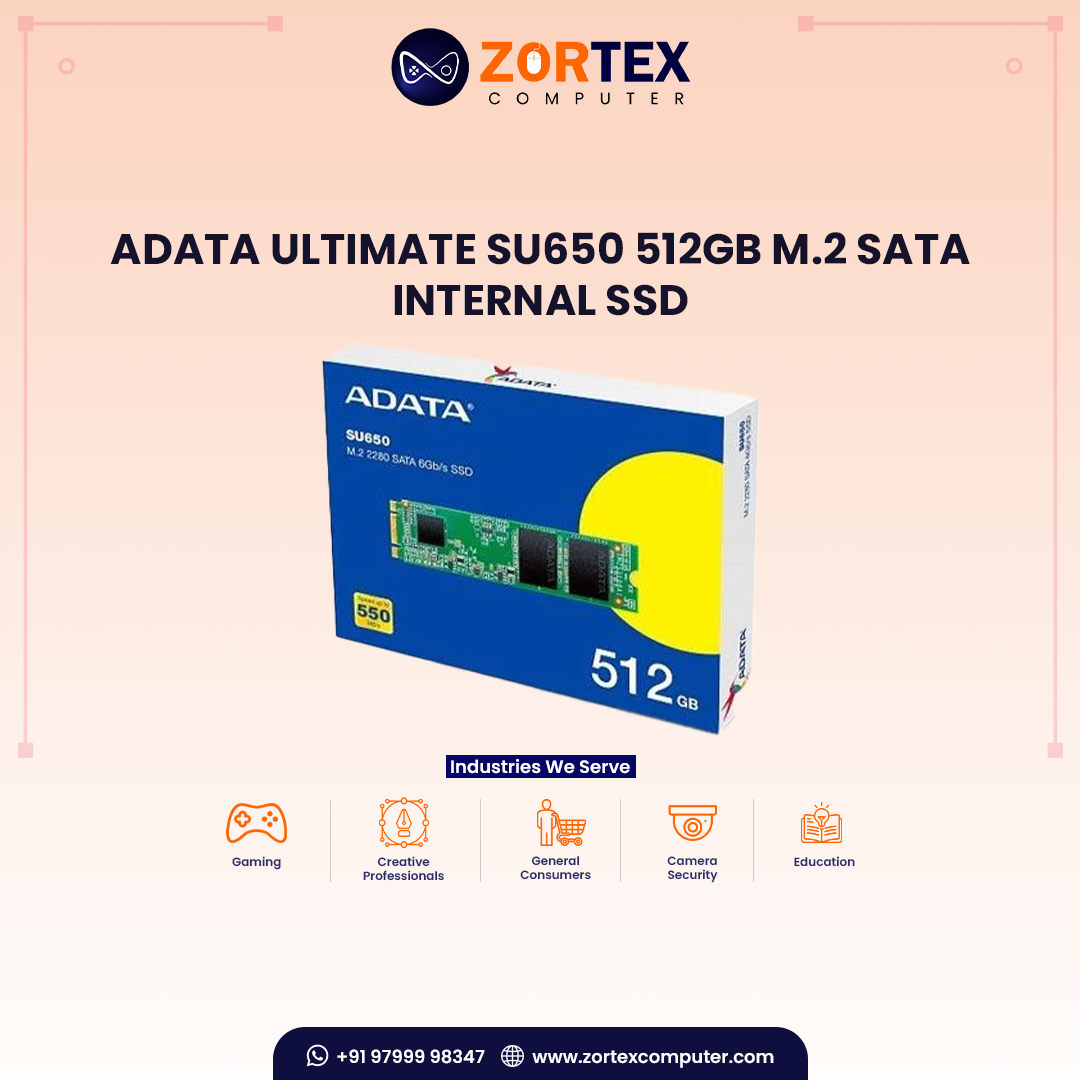 ADATA Ultimate SU650 512GB M.2 SATA Internal SSD