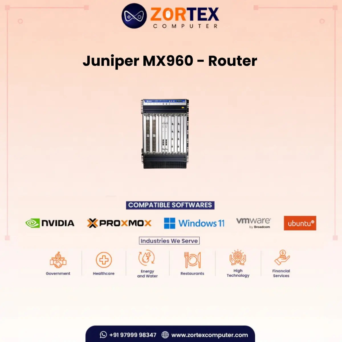 Mx960 Router Juniper networking hardware image