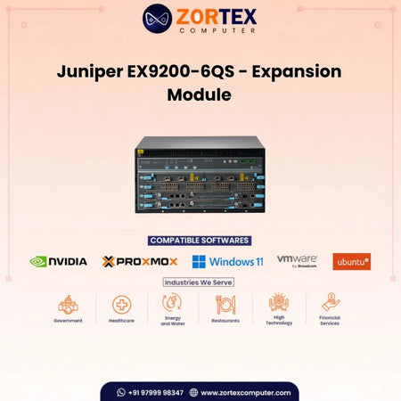 Ex9200 6Qs Expansion Module Juniper networking hardware image