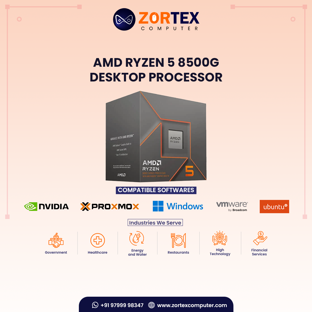 AMD Ryzen 5 8500G Desktop Processor