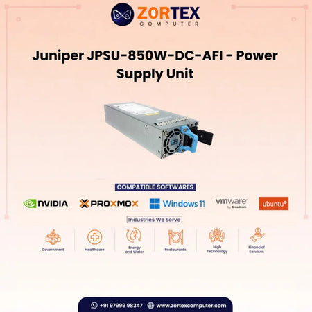 Jpsu 850W Dc Afi Power Supply Unit Juniper networking hardware image