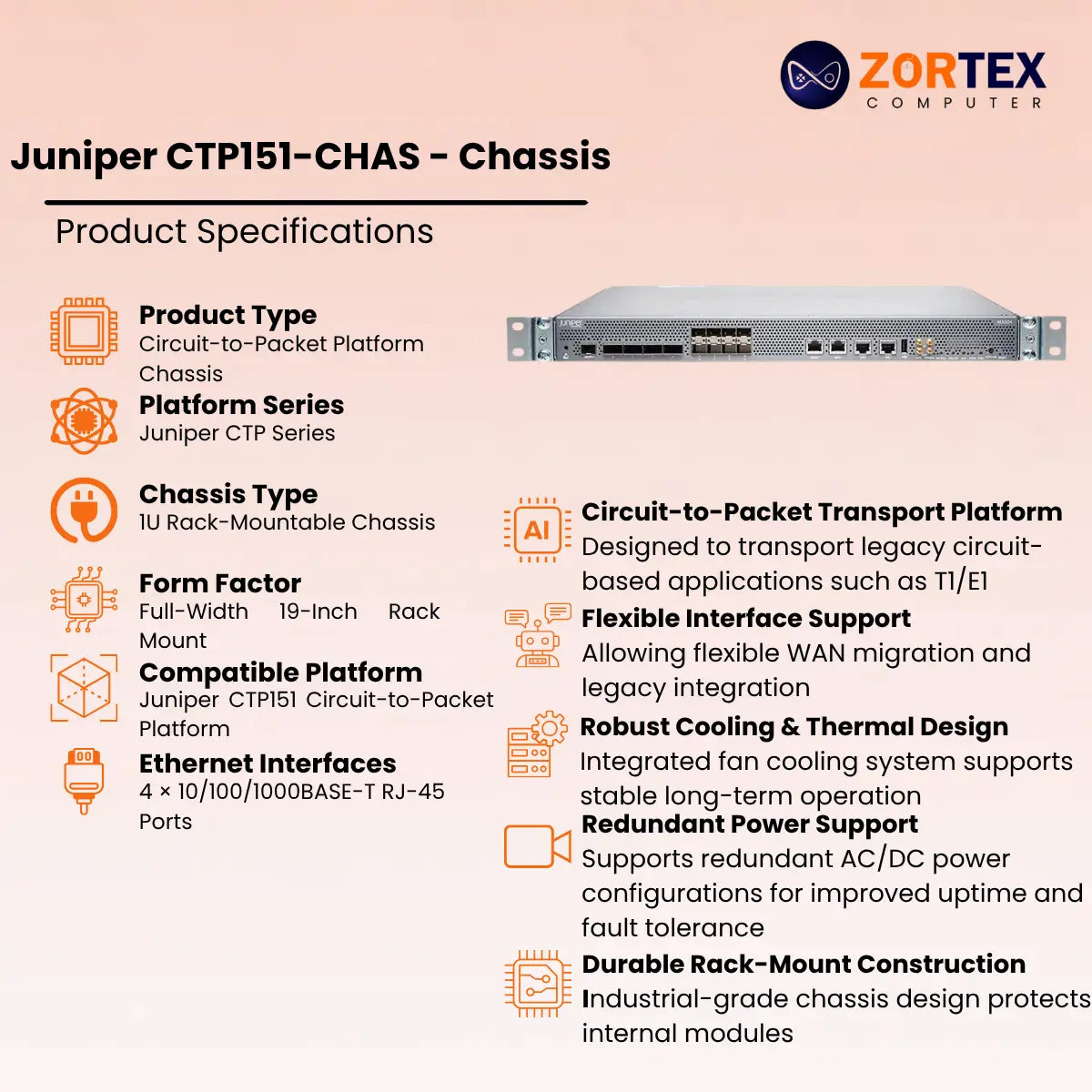 Juniper CTP151-CHAS - Chassis