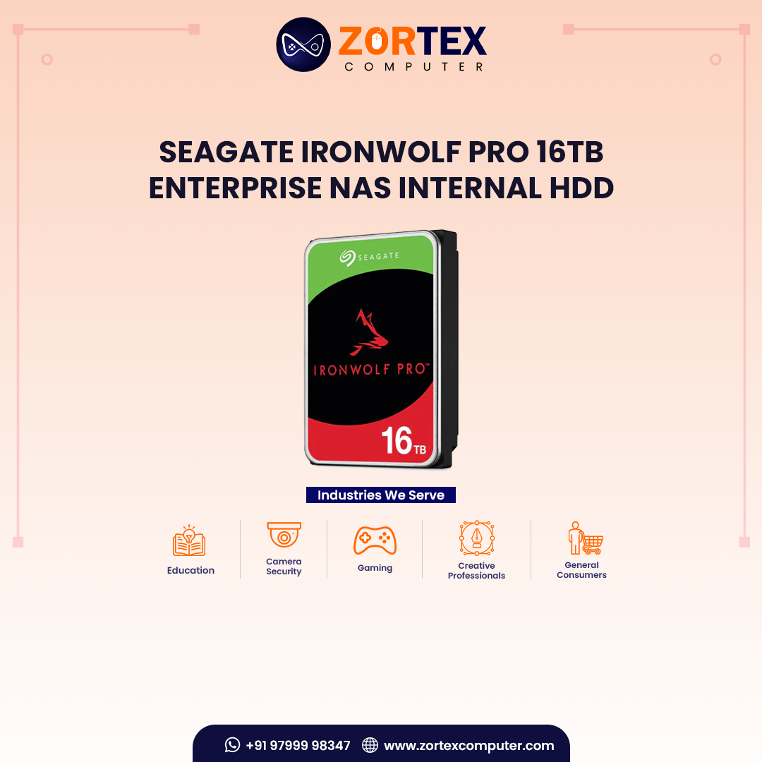 Seagate IronWolf Pro 16TB Enterprise NAS Internal HDD