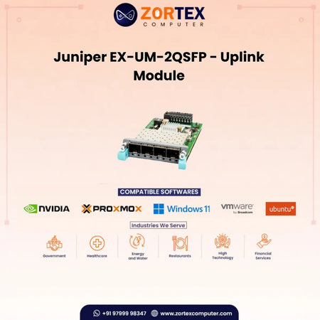 Ex Um 2Qsfp Uplink Module Juniper networking hardware image