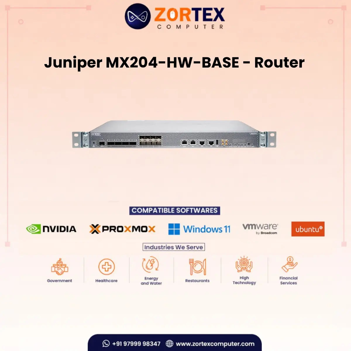 Juniper MX204-HW-BASE - Router